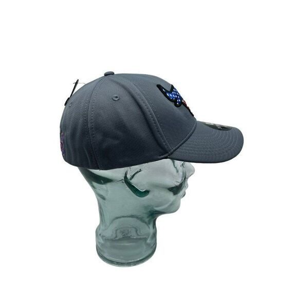 Ultra Game NBA Chicago Bulls Cap Hat OSFA NEW USA FLAG BULL LOGO One Size Fit - Picture 6 of 7